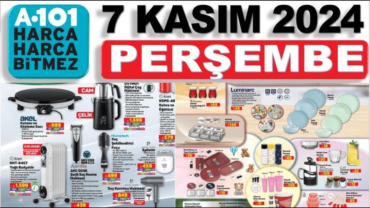 A101’de 7 Kasım Fırsatları