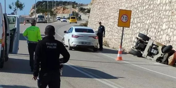 Antalya Kaş'ta Forklift Kazası Bir Kişi Hayatını Kaybetti