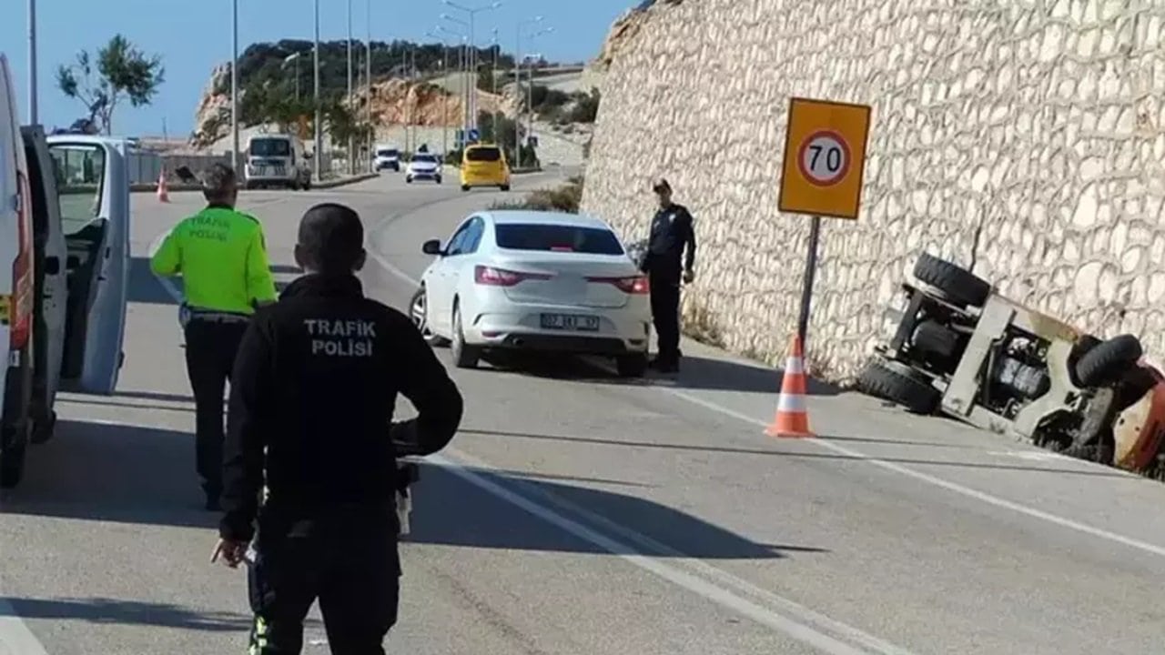 Antalya Kaş'ta Forklift Kazası Bir Kişi Hayatını Kaybetti