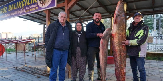 Burdur Gölhisar’da 52 Kilogramlık Dev Yayın Balığı Yakalandı