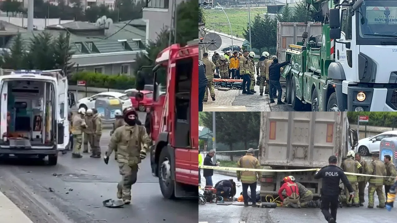 Büyükçekmece’de Feci Kaza 19 Yaşındaki Genç Kamyonun Altında Metrelerce Sürüklendi