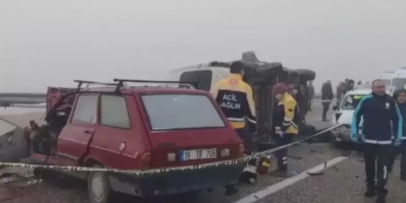 Kırşehir’de Zincirleme Trafik Kazası